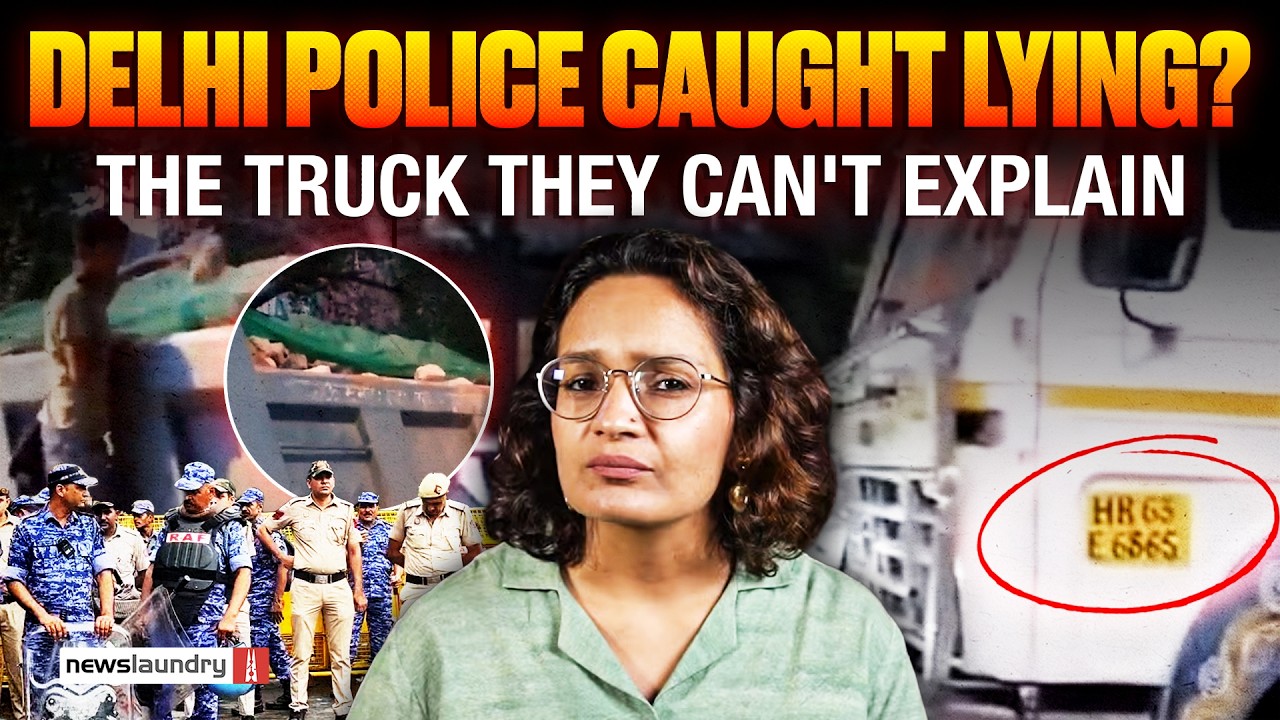 A truck full of stones appeared near the CJP protest on the day of the protest. We found out how