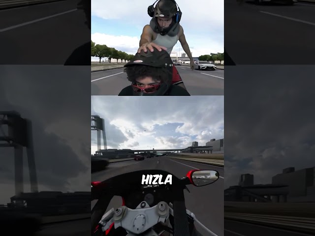 Motor Oyununda Kendilerini Gerçek Yolda Sandılar.. 🏍️💥