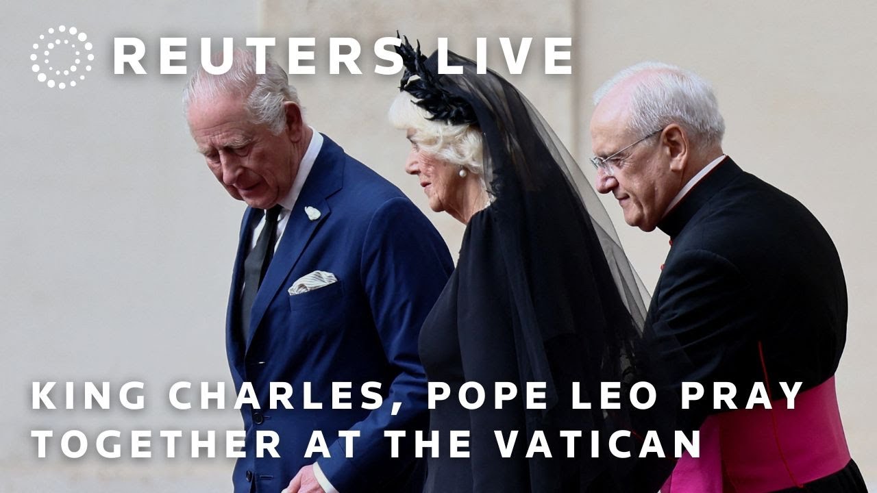 LIVE: King Charles and Pope Leo pray together at the Vatican