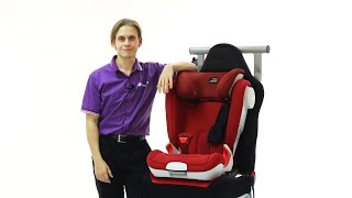 Обзор коляски Автокресло 2-3 Britax Roemer Kidfix II XP SICT Black Series Видеоинструкции.