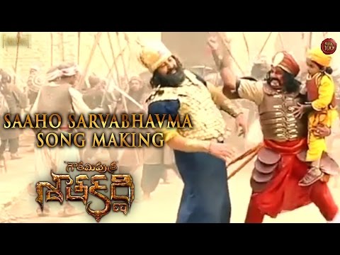 Gautamiputra-Satakarni-Movie-Saaho-Sarvabhavma-Song-Making