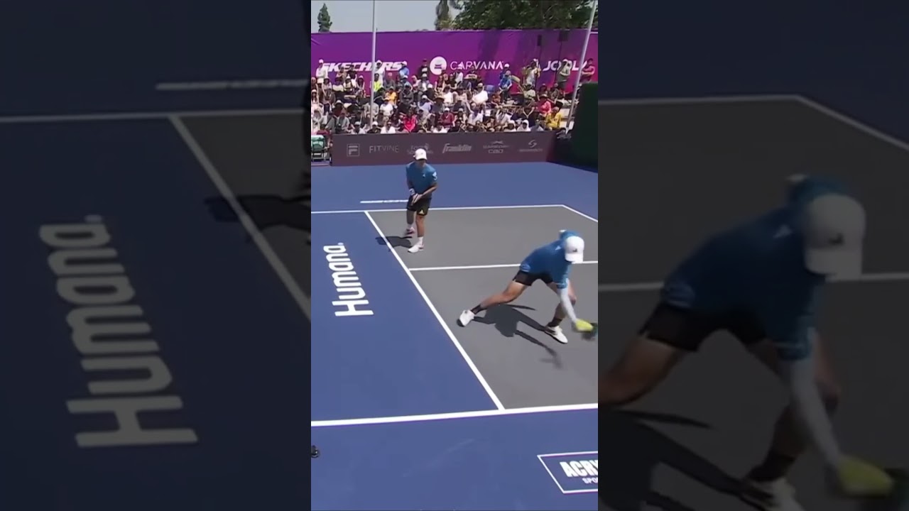 Johns/Johns vs McGuffin/Martinez - Veolia Open Presented by Deep Eddy Vodka (16) #shorts #pickleball