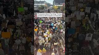 Thousands attend ‘No Kings’ Trump protest in Minneapolis on Saturday