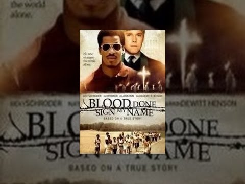 Blood Done Sign My Name'