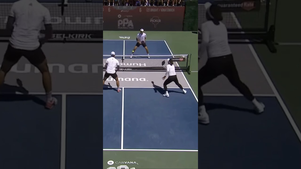 Wright/Johns vs Bright/Ignatowich - Selkirk Red Rock Open (2) #shorts #pickleball