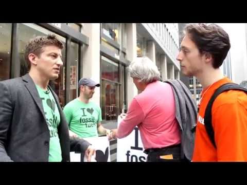 Alex Epstein at People's Climate March: Part 12, The Day's Longest Conversation