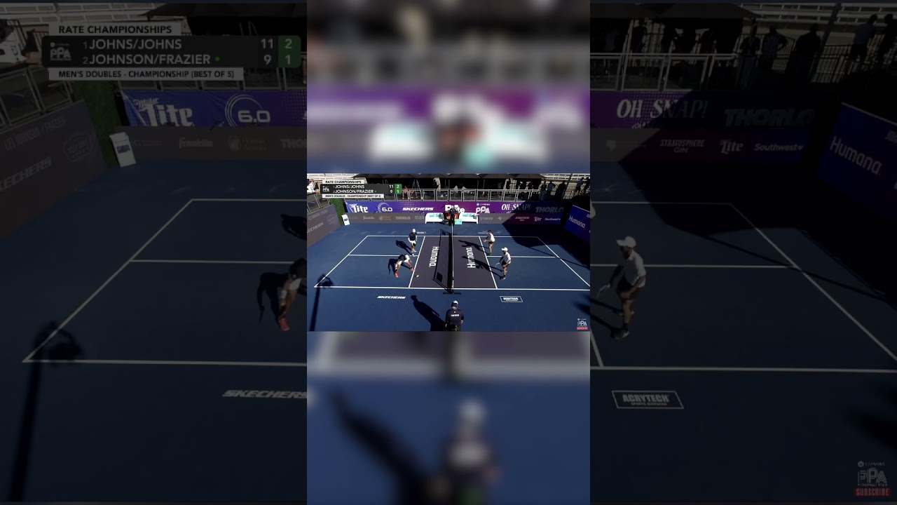 Ben John's ATP sped this point up 😳