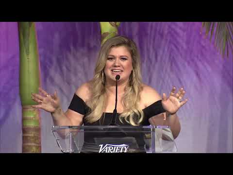 Kelly Clarkson honored for her work with XQ Super School at Variety's Power of Women