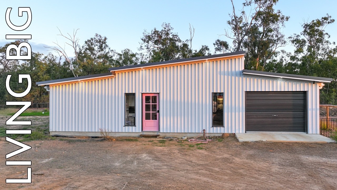 This Small Shed Home Has a Cinema, Cat Playground and No Mortgage!