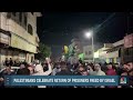 West Bank celebrations greet Palestinians freed by Israel  - 01:08 min - News - Video