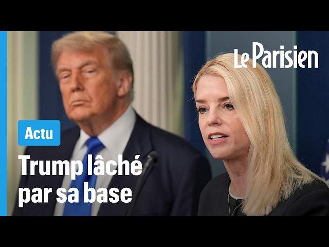 Après avoir soufflé sur les braises, Donald Trump s'embourbe dans l'affaire Epstein