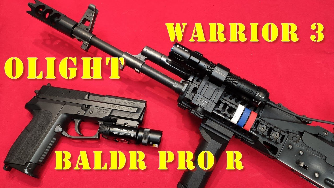 Gear - Olight Warrior 3 et BALDR Pro R [French]