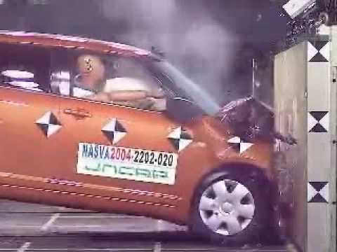 Видео краш-теста Suzuki Swift 5 дверей с 2005 года