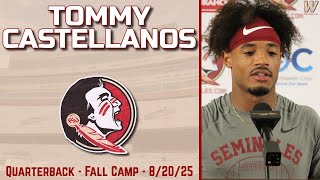 Tommy Castellanos FSU Practice Interview 8-20-25 | FSU Football | Florida State Football | Warchant