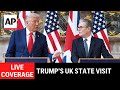 LIVE: Trump meets PM Starmer on last day of UK state visit