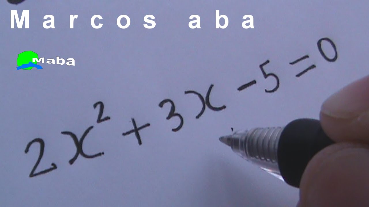 Equação Do Segundo Grau - Matemática - YouTube