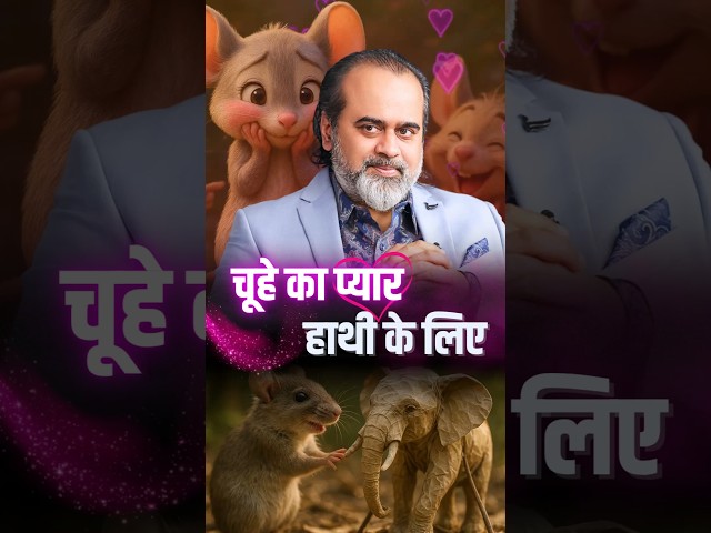चूहे का प्यार हाथी के लिए || आचार्य प्रशांत