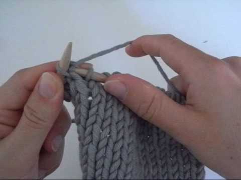 Les augmentations au tricot - YouTube