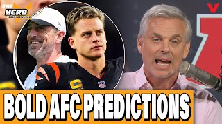 Colin Cowherd’s BOLD AFC predictions for 2025 NFL season, Aaron Rodgers | THE HERD