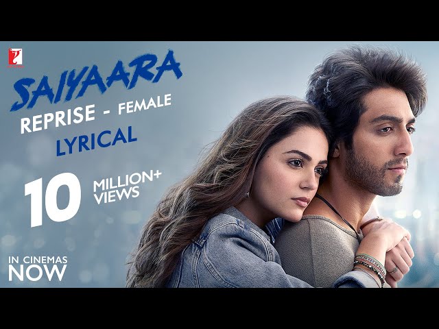 Lyrical | Saiyaara Reprise - Female Song | Ahaan, Aneet | Tanishk, Faheem, Arslan | Shreya | Irshad