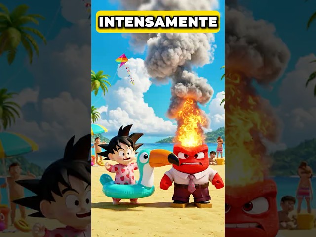 Goku tiene problemas en el concurso de playa!