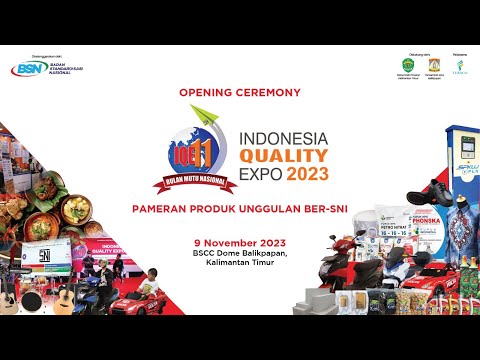 https://www.youtube.com/watch?v=-lrzVcC8AMMPembukaan Indonesia Quality Expo Ke-11 Tahun 2023