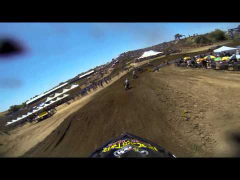 GoPro HD: Nico Izzi Lap 1 Moto 1 - Hangtown MX Lucas Oil Pro Motocross Championship 2013 