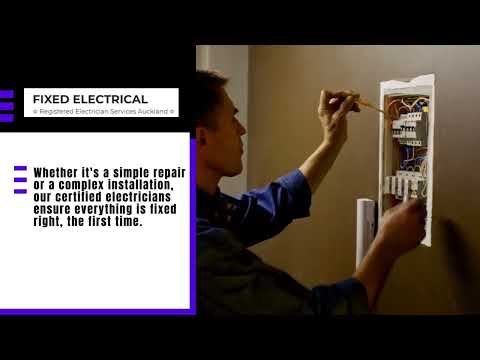 Expert Electrician Services by Fixed Electrical | Your Trusted Electrical Partner