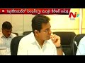 KTR conducts review meeting with district collectorates