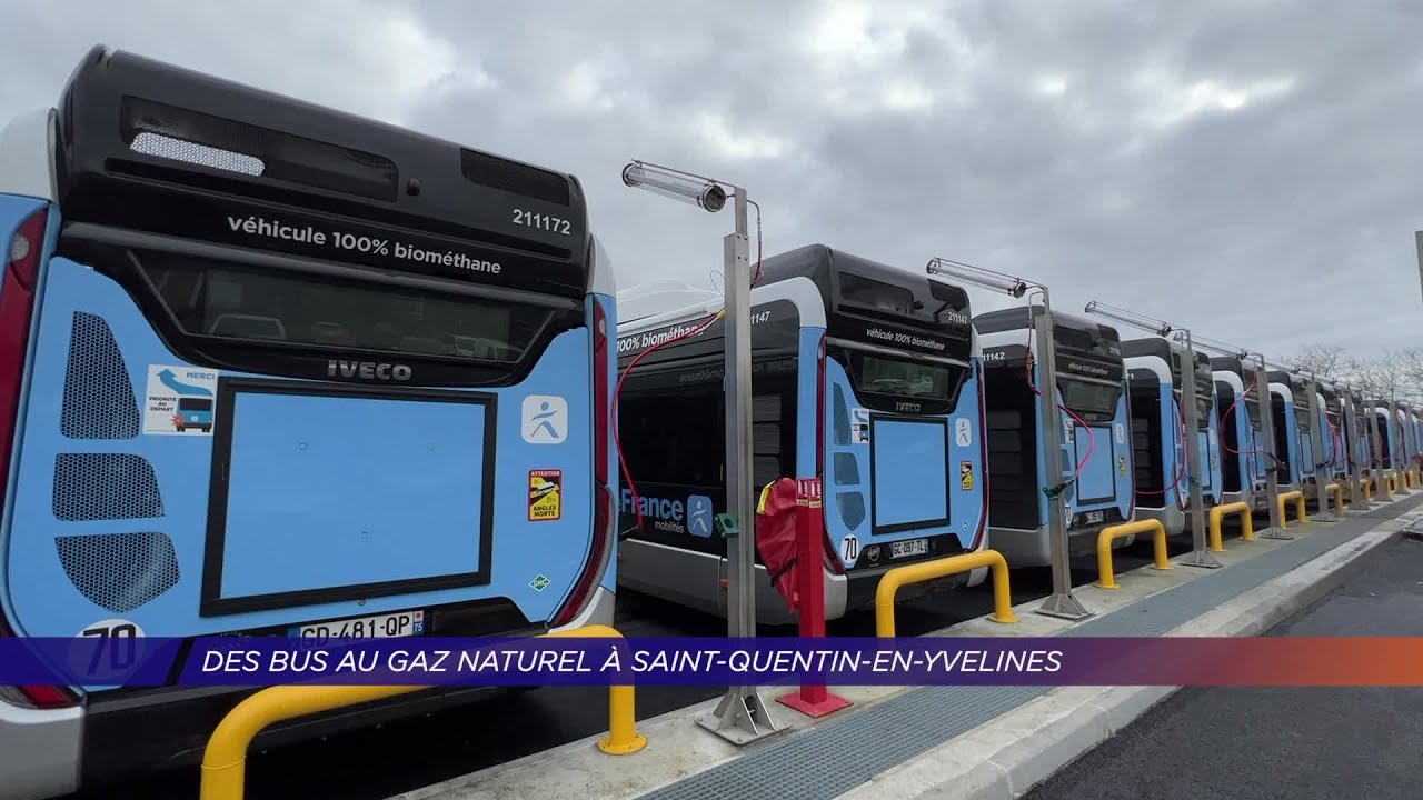 Yvelines | Des bus au gaz naturel à Saint-Quentin-en-Yvelines