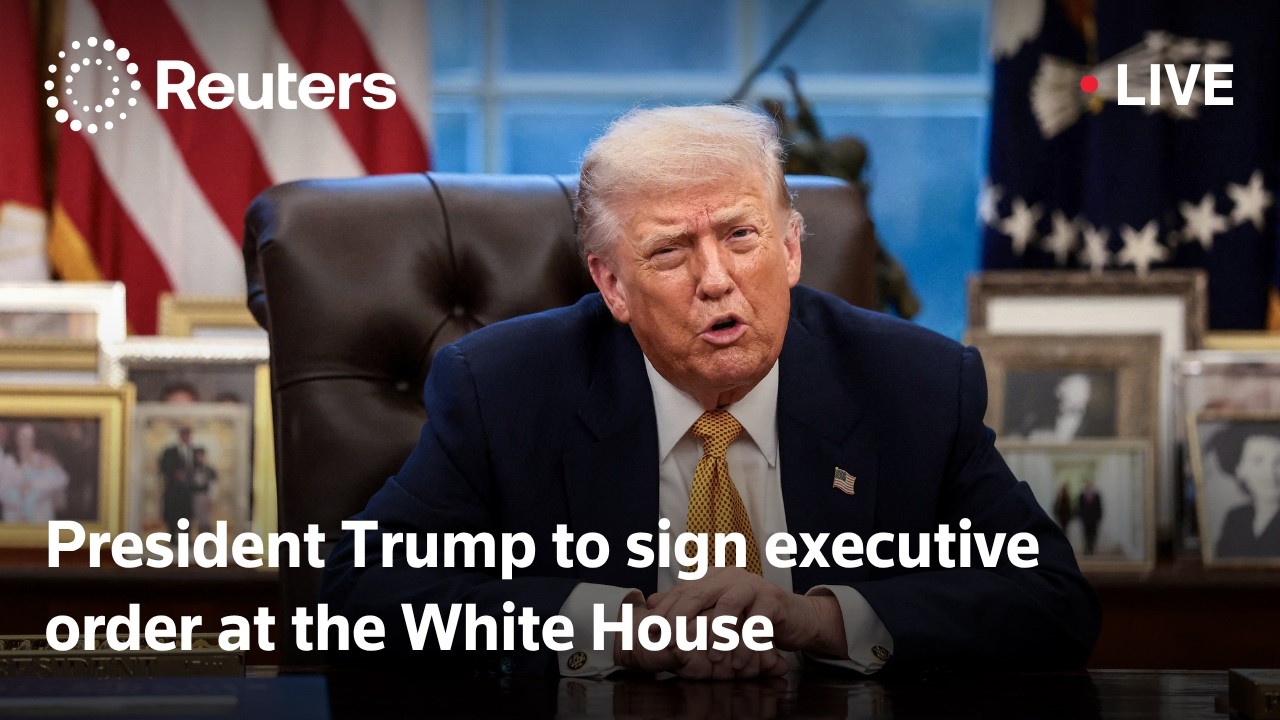 LIVE: President Trump expected to sign an executive order in Washington