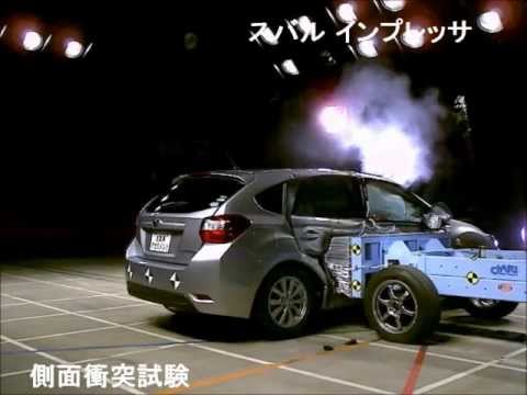 Видео краш-теста Subaru Impreza седан с 2012 года