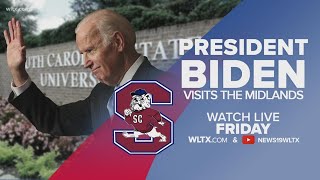 President Biden meets graduates during South Carolina State University commencement