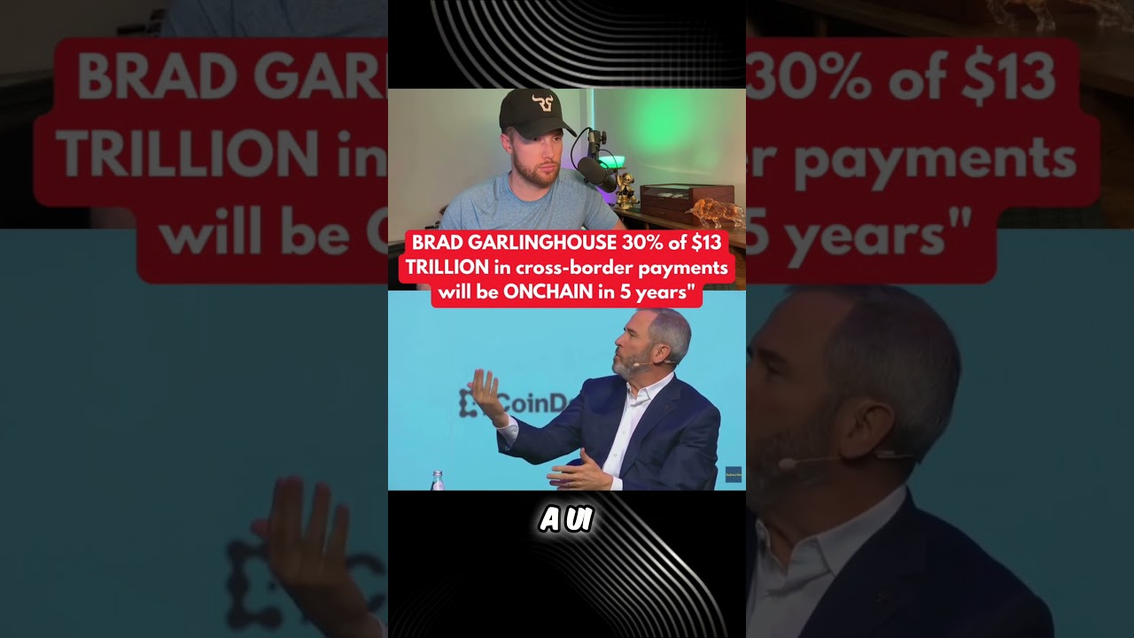 Ripple XRP NO BS: RIPPLE CEO ON 30% of $13T Cross-Border Onchain in 5 Years?