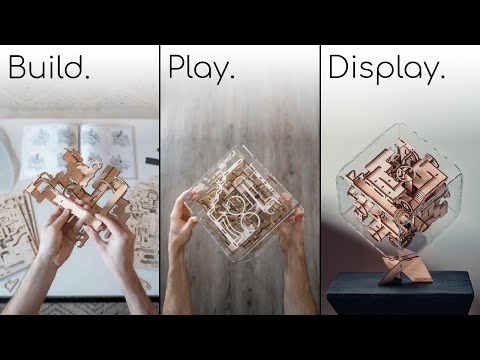 This is Intrism Pro | The 3D Wooden Puzzle and Marble Maze Game