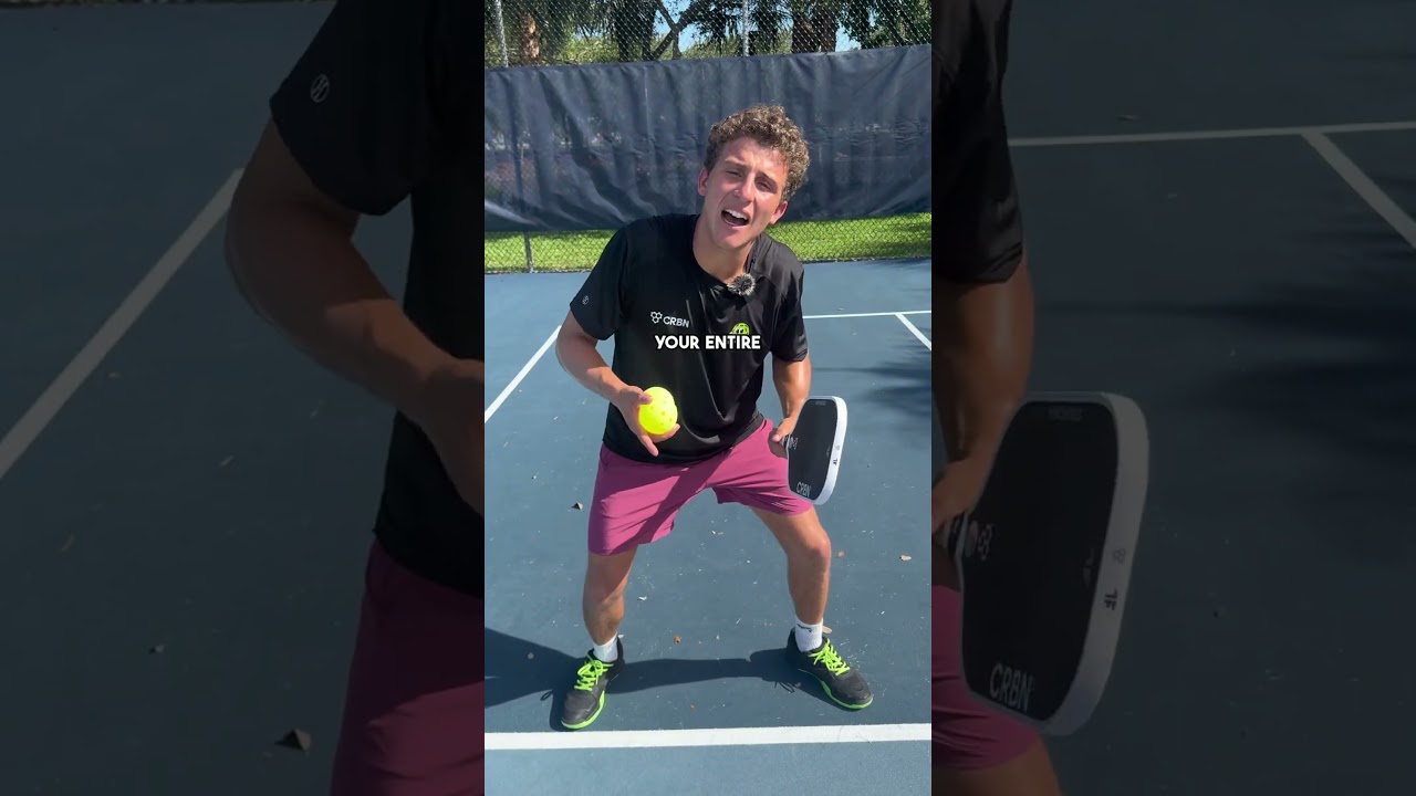 How to stop your dinks from popping up! #pickleball #pickleballtips