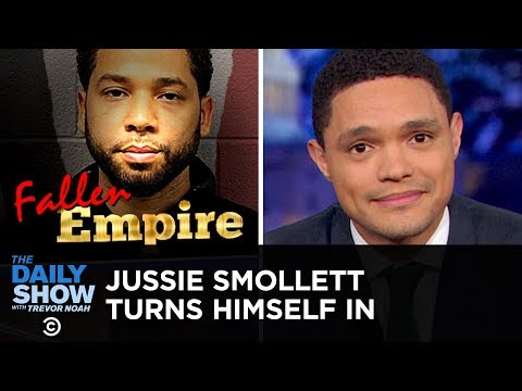 Jussie Smollett Turns Himself in to Police for Staging a Hate Crime | The Daily Show