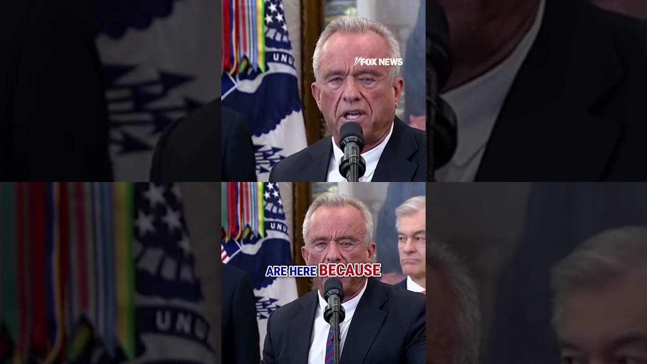 WATCH: President Trump jokes with HHS Secretary RFK Jr #shorts #usa #us #trump #rfkjr #foxnews