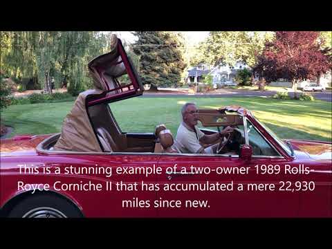 video 1989 Rolls-Royce Corniche II