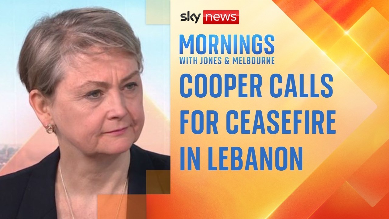 Cooper 'deeply troubled by escalating attacks' on Lebanon by Israel