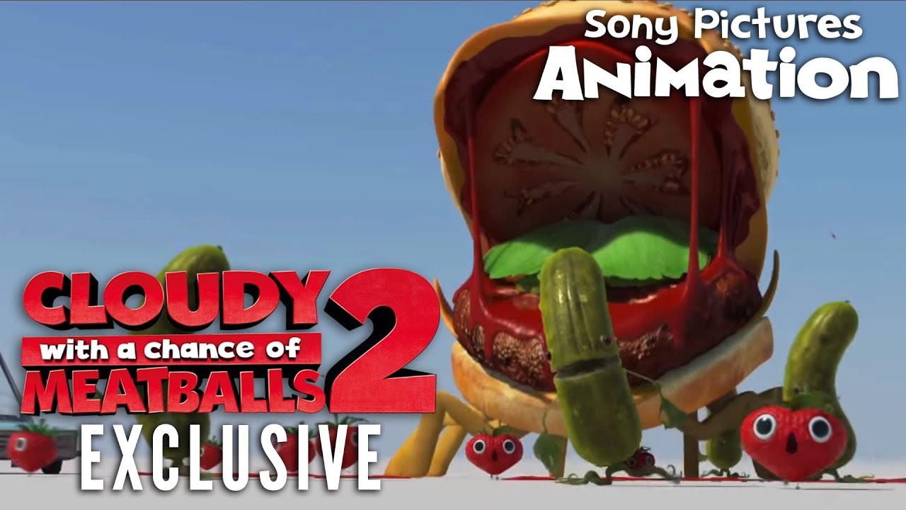 Cloudy With A Chance Of Meatballs 2 - Cheespider Animation - YouTube