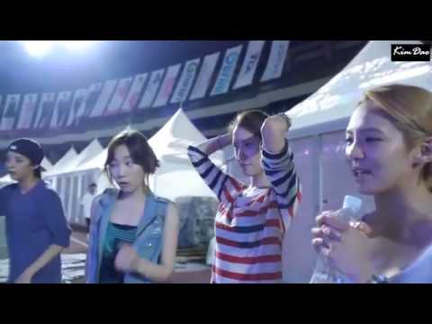 SNSD Taeyeon, Hyoyeon, Yoona, F(x) Amber, SHINee Taemin EXO Provalarını İzliyor Türkçe Altyazılı