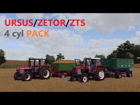 FS22 URSUS/ZETOR/ZTS 4 CYL PACK v1.0.0.0