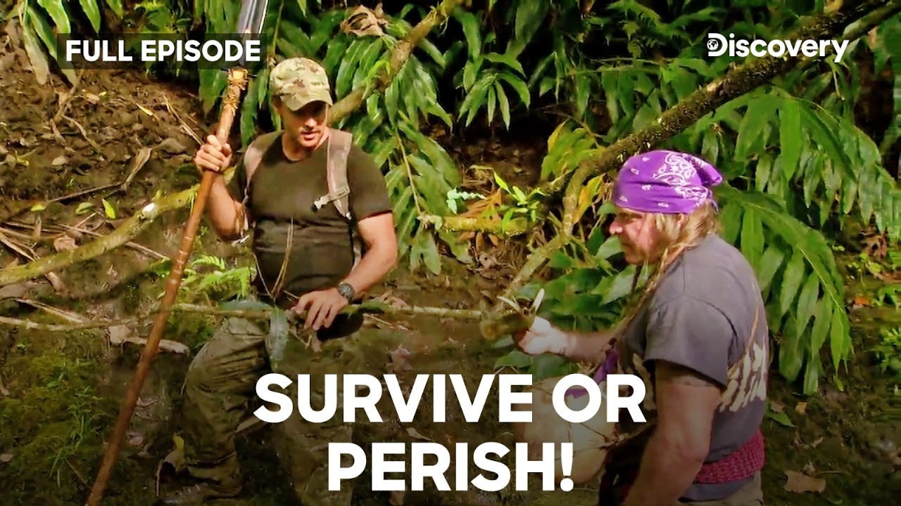 Jungle Survival: No Room for Mistakes! | Dual Survival S3 E5, E6, E7, E8 | Discovery Channel