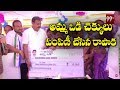Jana Sena MLA Rapaka Vara Prasad distributes Amma Vodi cheques