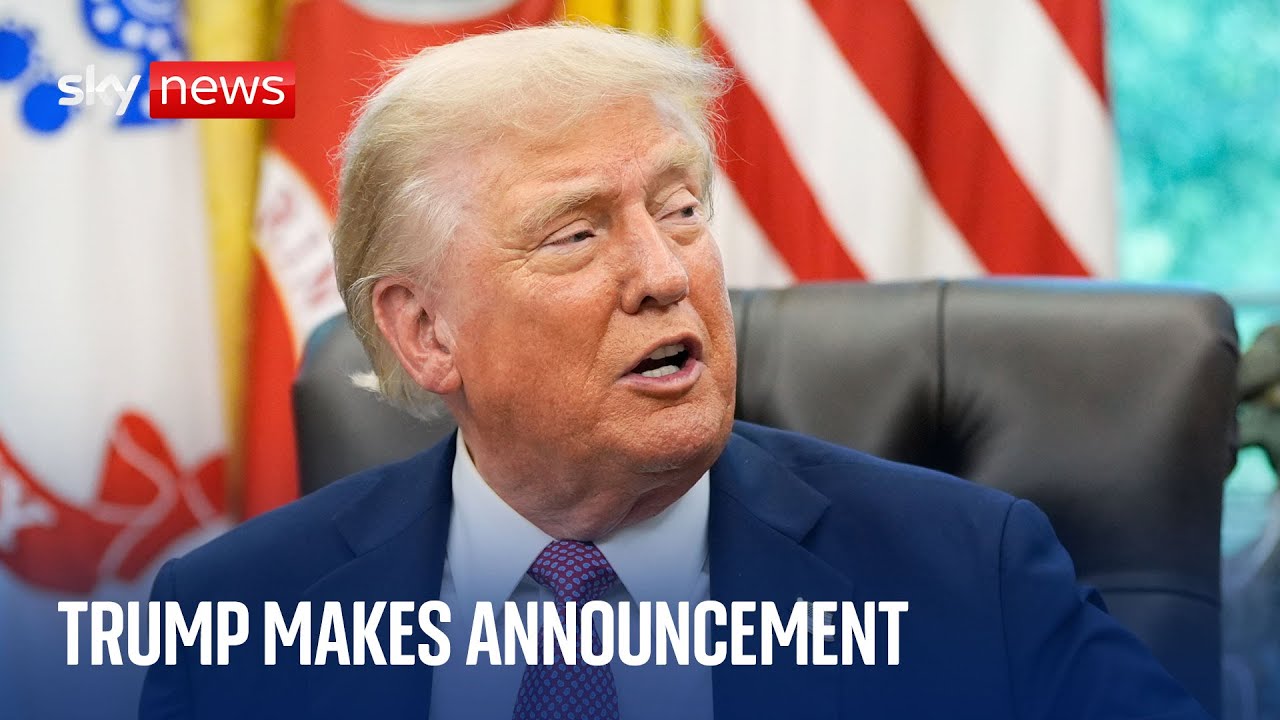 Donald Trump makes Oval Office announcement after Gaza ceasefire comes into effect