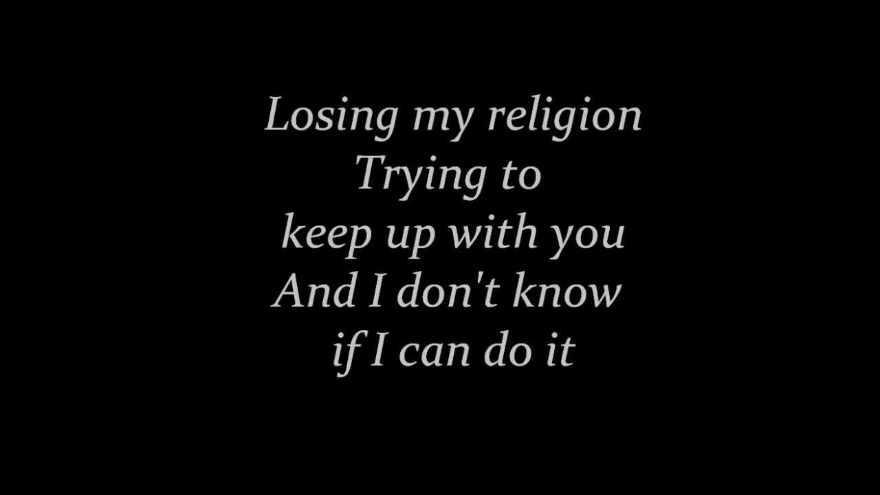 Nina Persson - Losing my religion LYRICS - YouTube
