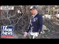 Republican repairs border wall with razor wire in California