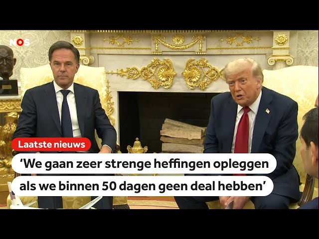 Trump: binnen 50 dagen Oekraïne-deal, anders 'zware heffingen' voor Rusland