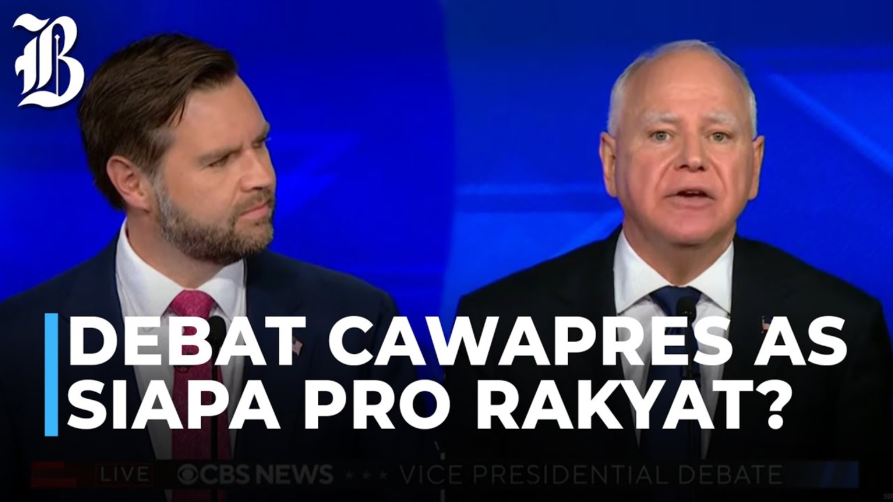 Panas! Saling Tuduh Tim Walz vs JD Vance di Debat Cawapres AS